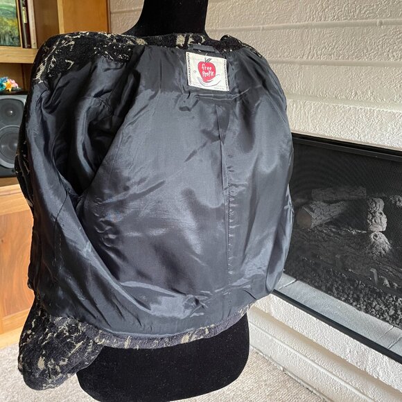 FREE PEOPLE Mystic Brocade Cropped Jacket Size 8 - Picture 6 of 10